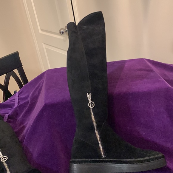 Wishbone tall suede, leather winter boots, size 6 - Picture 6 of 16